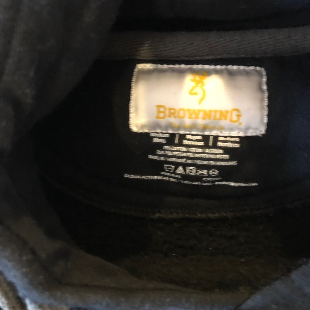 Mens Browning Hoodie Medium - Picture 2 of 2